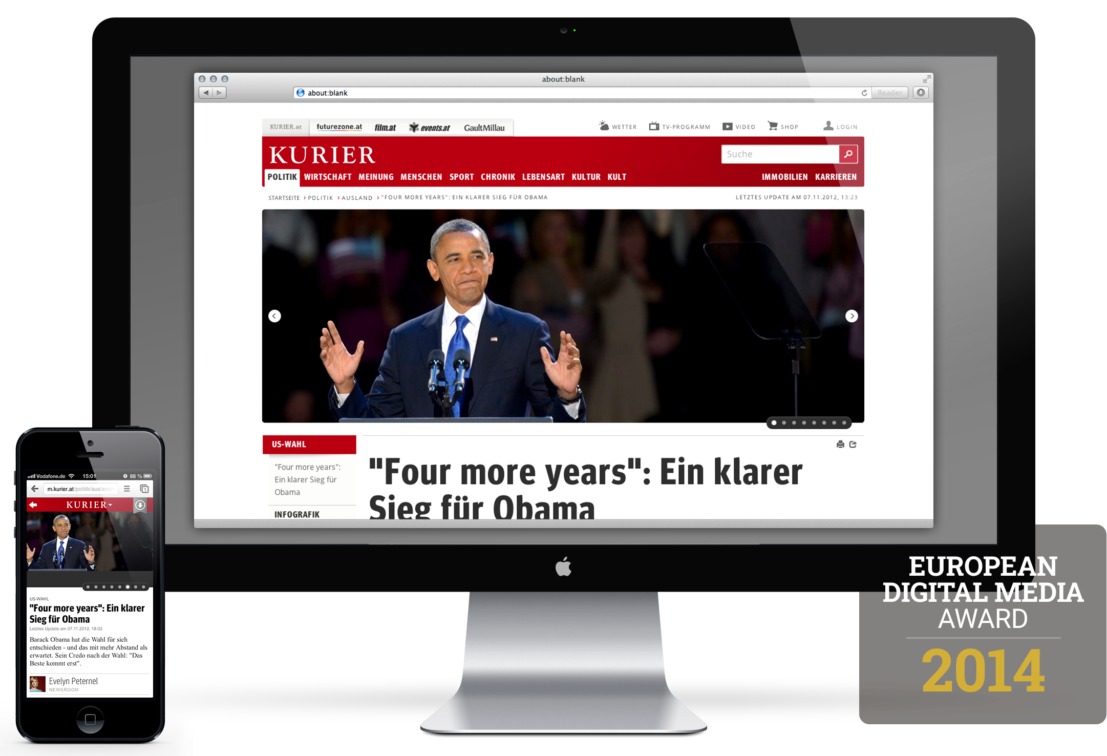 Kurier.at Article Page